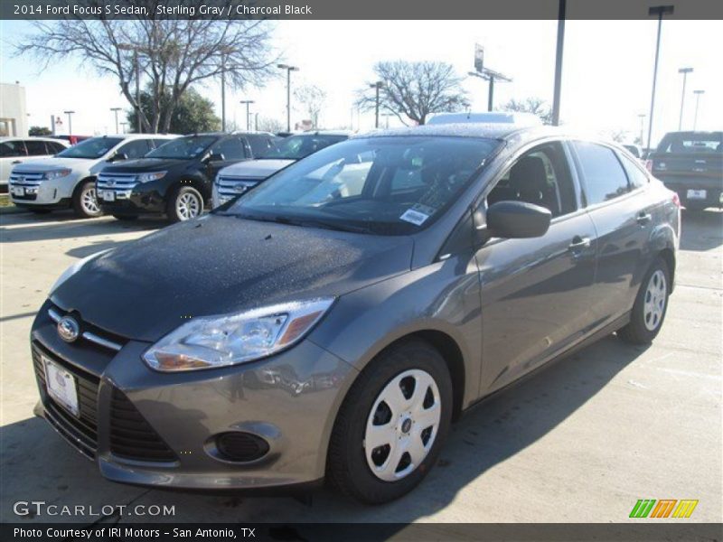 Sterling Gray / Charcoal Black 2014 Ford Focus S Sedan