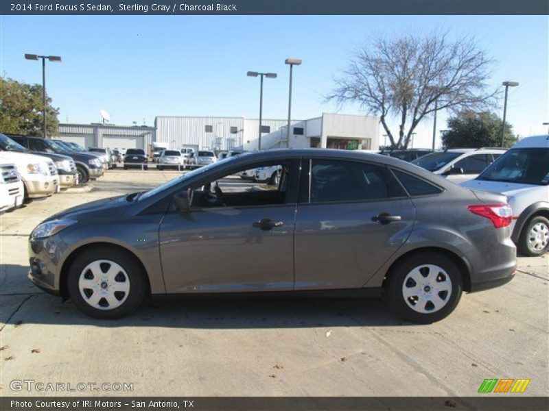 Sterling Gray / Charcoal Black 2014 Ford Focus S Sedan