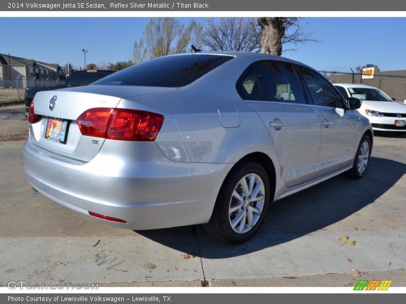 Reflex Silver Metallic / Titan Black 2014 Volkswagen Jetta SE Sedan