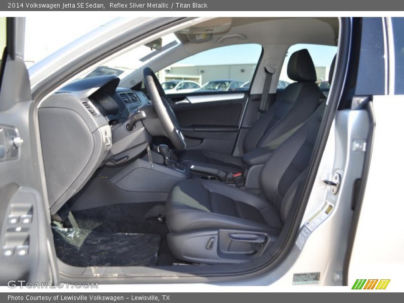 Reflex Silver Metallic / Titan Black 2014 Volkswagen Jetta SE Sedan