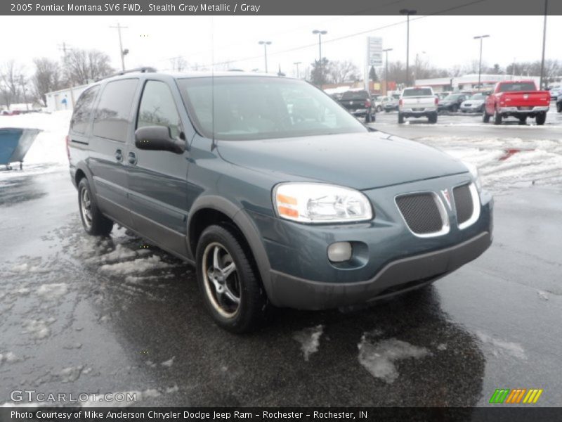 Stealth Gray Metallic / Gray 2005 Pontiac Montana SV6 FWD