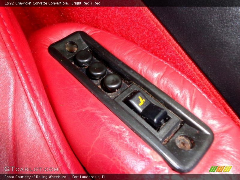 Controls of 1992 Corvette Convertible