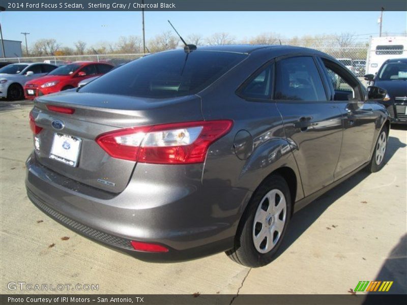 Sterling Gray / Charcoal Black 2014 Ford Focus S Sedan