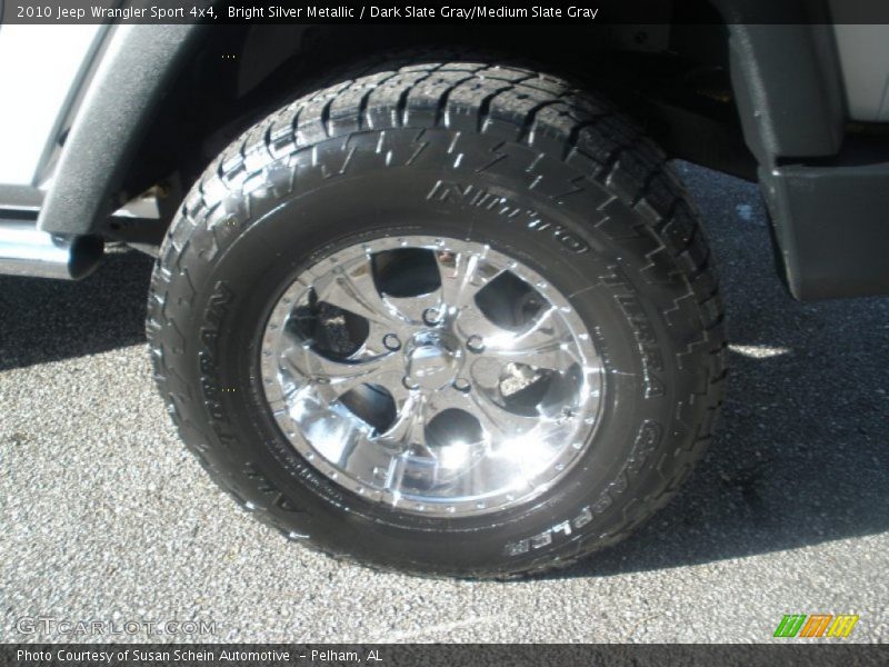 Bright Silver Metallic / Dark Slate Gray/Medium Slate Gray 2010 Jeep Wrangler Sport 4x4