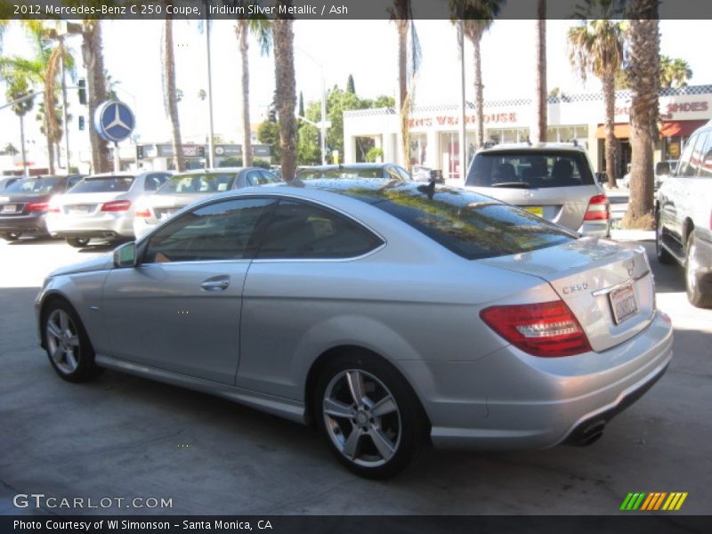 Iridium Silver Metallic / Ash 2012 Mercedes-Benz C 250 Coupe