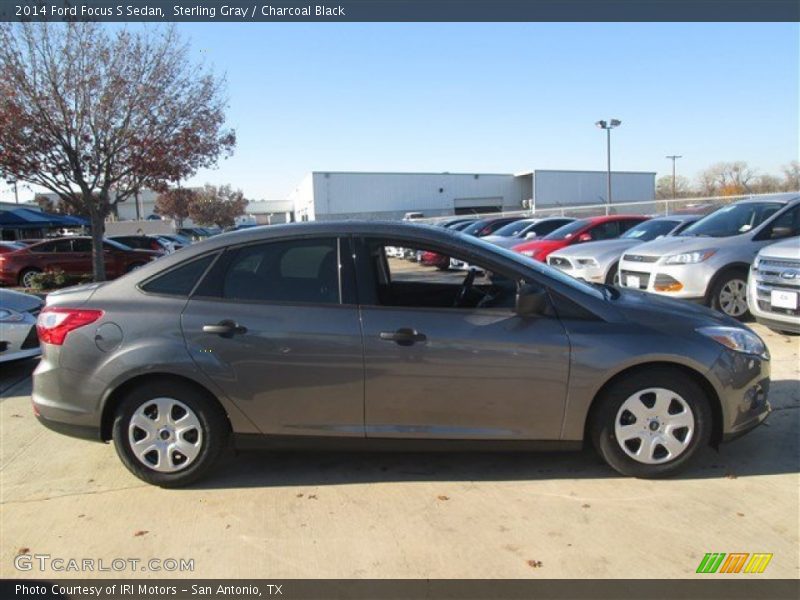 Sterling Gray / Charcoal Black 2014 Ford Focus S Sedan