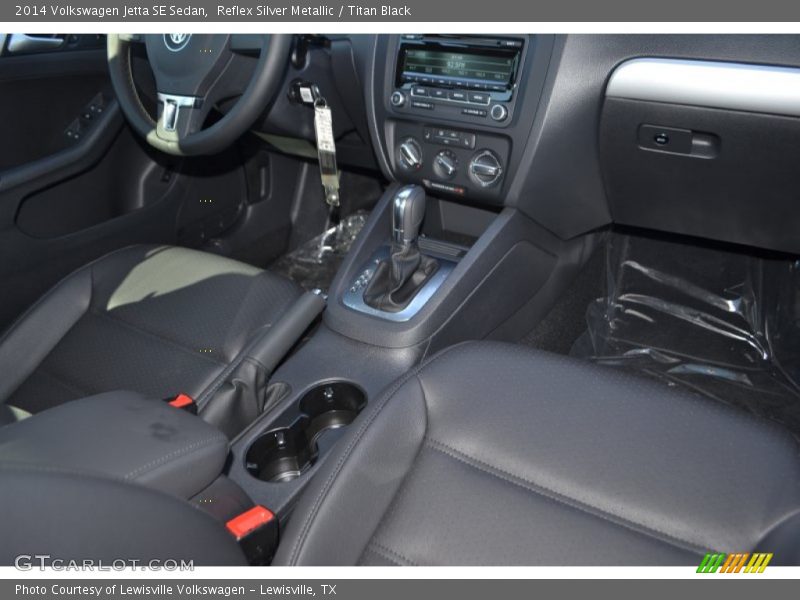 Reflex Silver Metallic / Titan Black 2014 Volkswagen Jetta SE Sedan