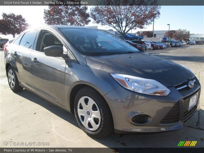 Sterling Gray / Charcoal Black 2014 Ford Focus S Sedan