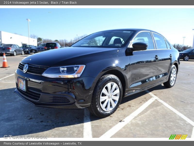 Black / Titan Black 2014 Volkswagen Jetta S Sedan