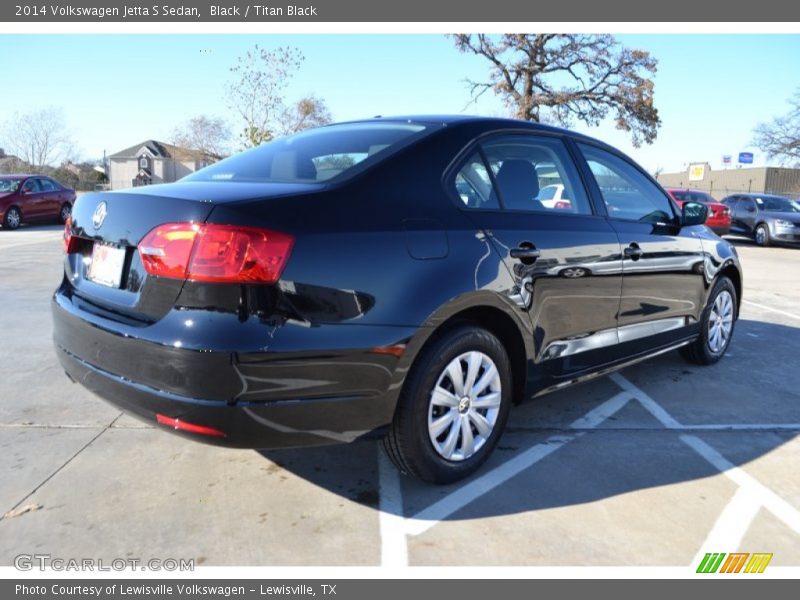 Black / Titan Black 2014 Volkswagen Jetta S Sedan