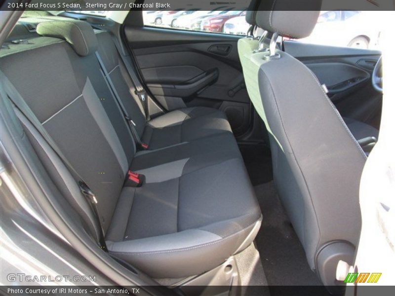 Sterling Gray / Charcoal Black 2014 Ford Focus S Sedan
