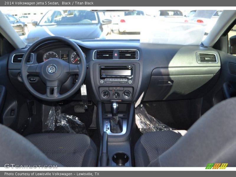 Black / Titan Black 2014 Volkswagen Jetta S Sedan