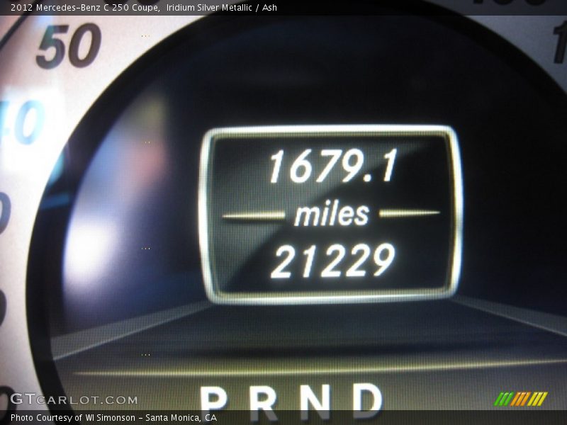 Iridium Silver Metallic / Ash 2012 Mercedes-Benz C 250 Coupe