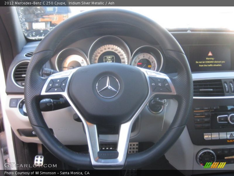 Iridium Silver Metallic / Ash 2012 Mercedes-Benz C 250 Coupe