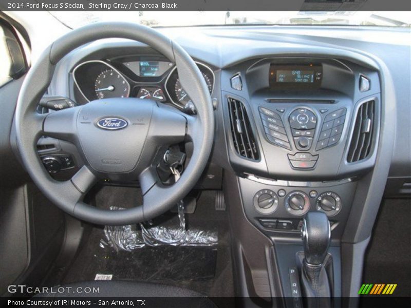 Sterling Gray / Charcoal Black 2014 Ford Focus S Sedan
