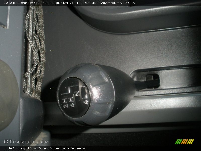 Bright Silver Metallic / Dark Slate Gray/Medium Slate Gray 2010 Jeep Wrangler Sport 4x4