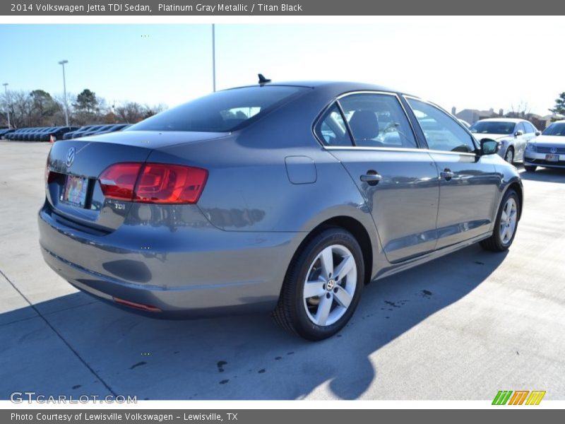 Platinum Gray Metallic / Titan Black 2014 Volkswagen Jetta TDI Sedan