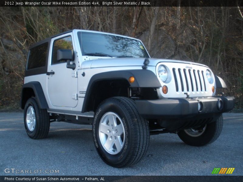 Bright Silver Metallic / Black 2012 Jeep Wrangler Oscar Mike Freedom Edition 4x4
