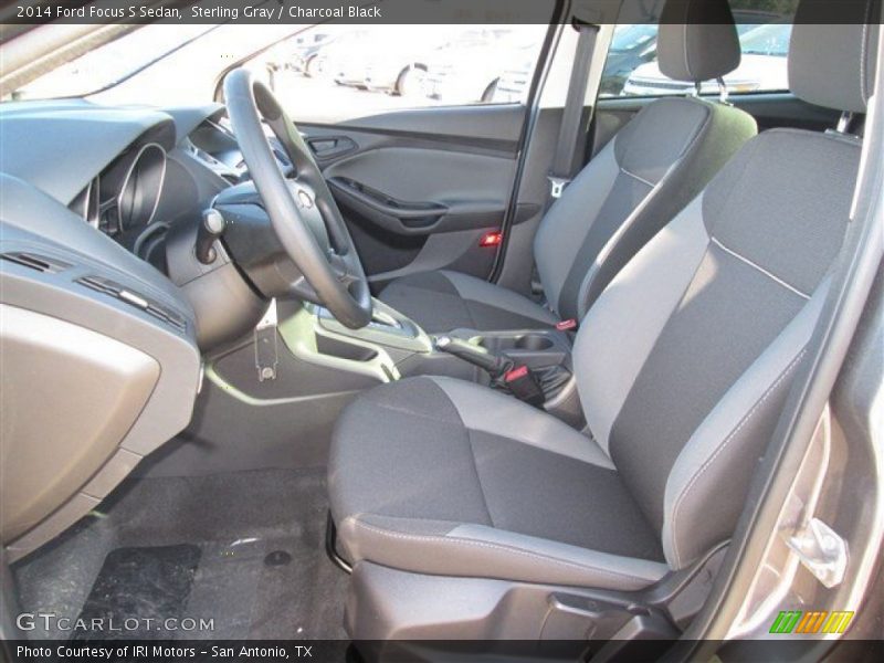 Sterling Gray / Charcoal Black 2014 Ford Focus S Sedan