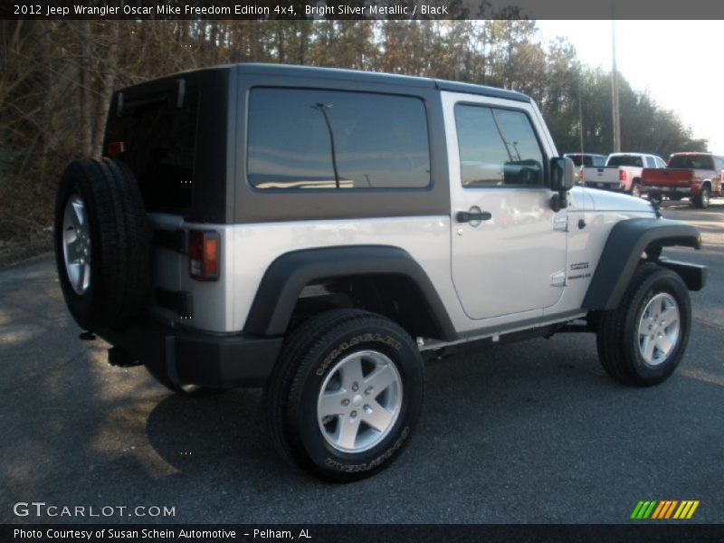 Bright Silver Metallic / Black 2012 Jeep Wrangler Oscar Mike Freedom Edition 4x4