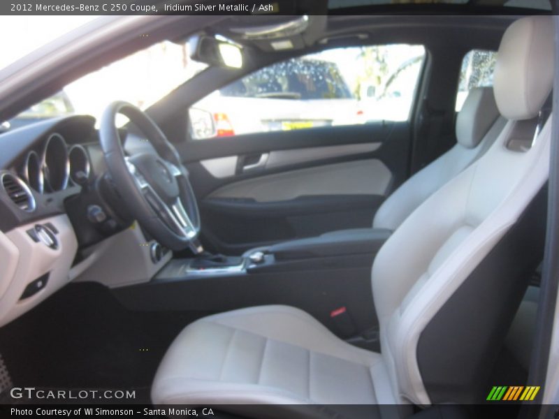 Iridium Silver Metallic / Ash 2012 Mercedes-Benz C 250 Coupe