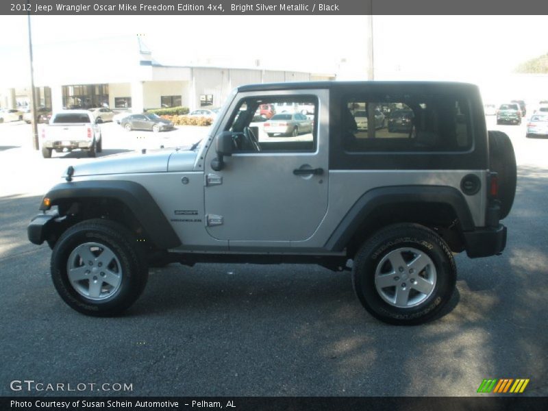 Bright Silver Metallic / Black 2012 Jeep Wrangler Oscar Mike Freedom Edition 4x4