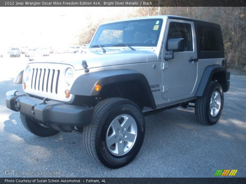 Bright Silver Metallic / Black 2012 Jeep Wrangler Oscar Mike Freedom Edition 4x4