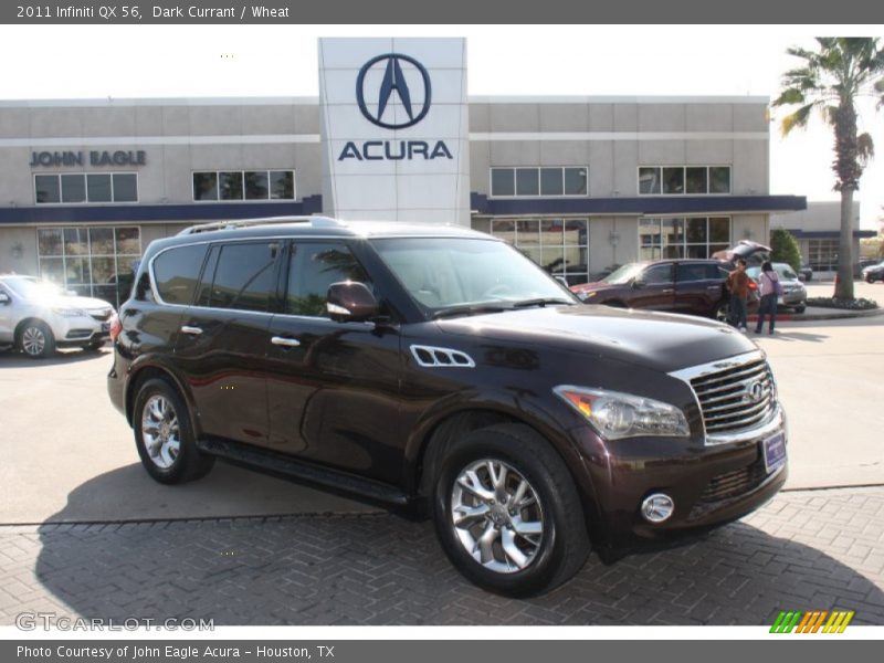 Dark Currant / Wheat 2011 Infiniti QX 56