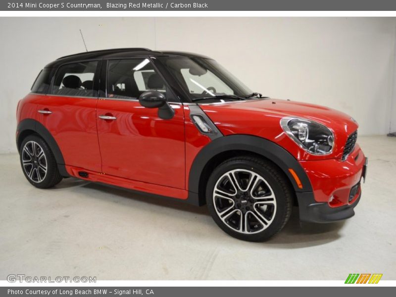 Blazing Red Metallic / Carbon Black 2014 Mini Cooper S Countryman
