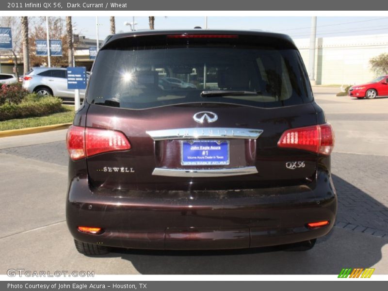 Dark Currant / Wheat 2011 Infiniti QX 56