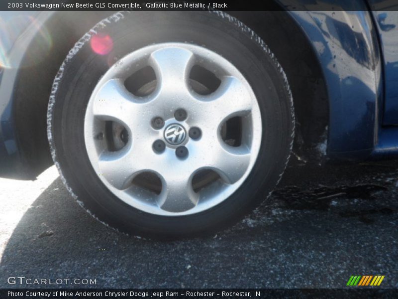 Galactic Blue Metallic / Black 2003 Volkswagen New Beetle GLS Convertible