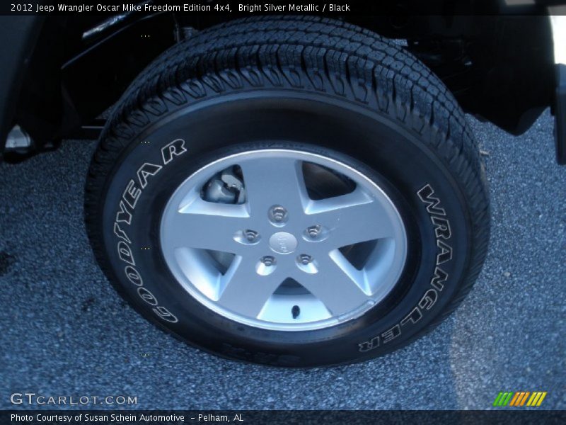 Bright Silver Metallic / Black 2012 Jeep Wrangler Oscar Mike Freedom Edition 4x4