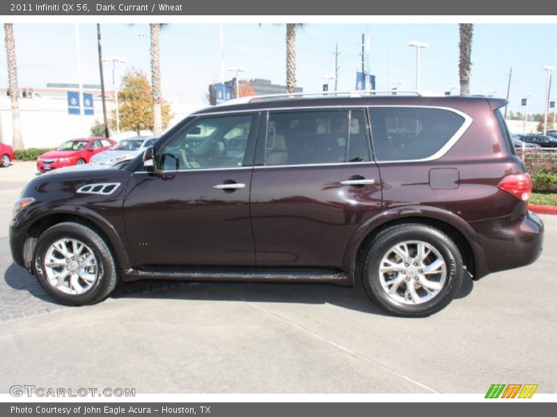 Dark Currant / Wheat 2011 Infiniti QX 56