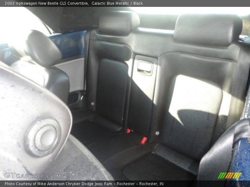 Galactic Blue Metallic / Black 2003 Volkswagen New Beetle GLS Convertible