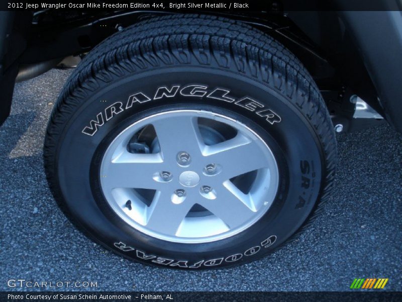 Bright Silver Metallic / Black 2012 Jeep Wrangler Oscar Mike Freedom Edition 4x4