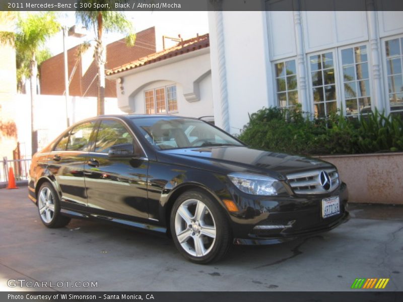 Black / Almond/Mocha 2011 Mercedes-Benz C 300 Sport