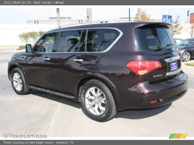 Dark Currant / Wheat 2011 Infiniti QX 56