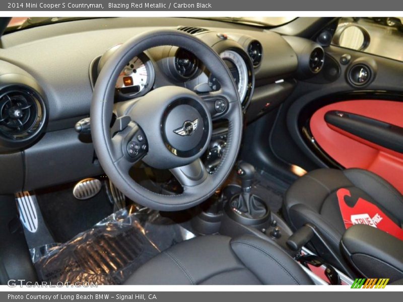 Blazing Red Metallic / Carbon Black 2014 Mini Cooper S Countryman