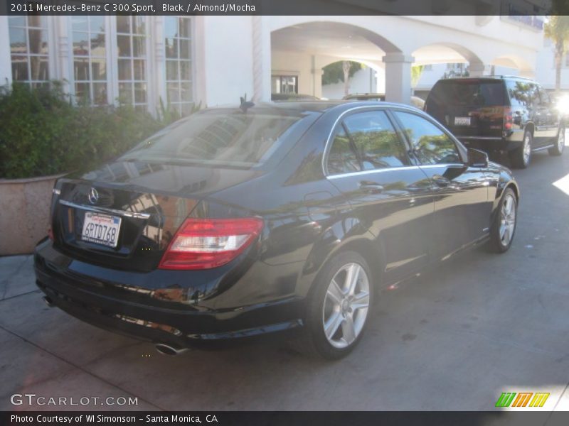 Black / Almond/Mocha 2011 Mercedes-Benz C 300 Sport