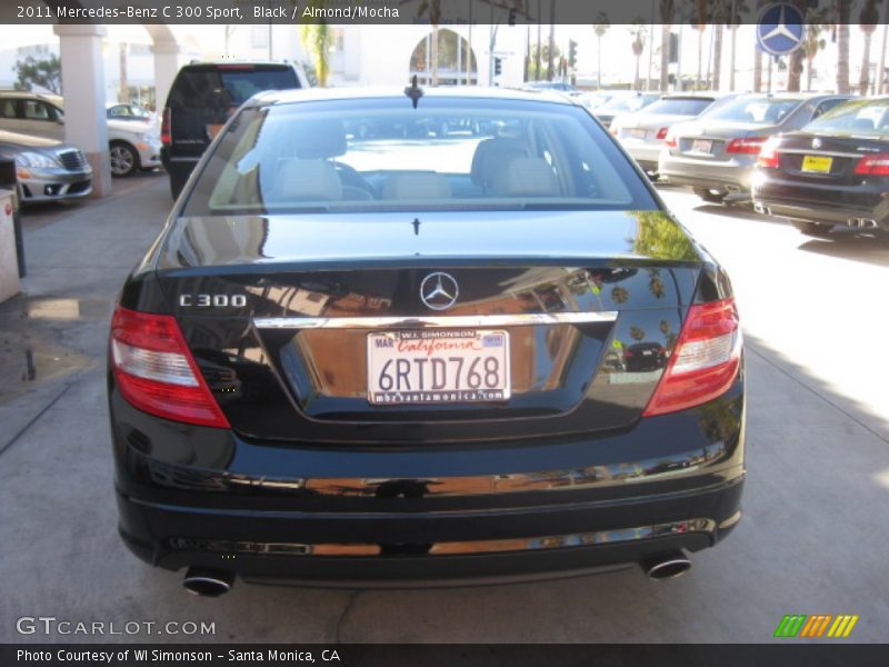 Black / Almond/Mocha 2011 Mercedes-Benz C 300 Sport