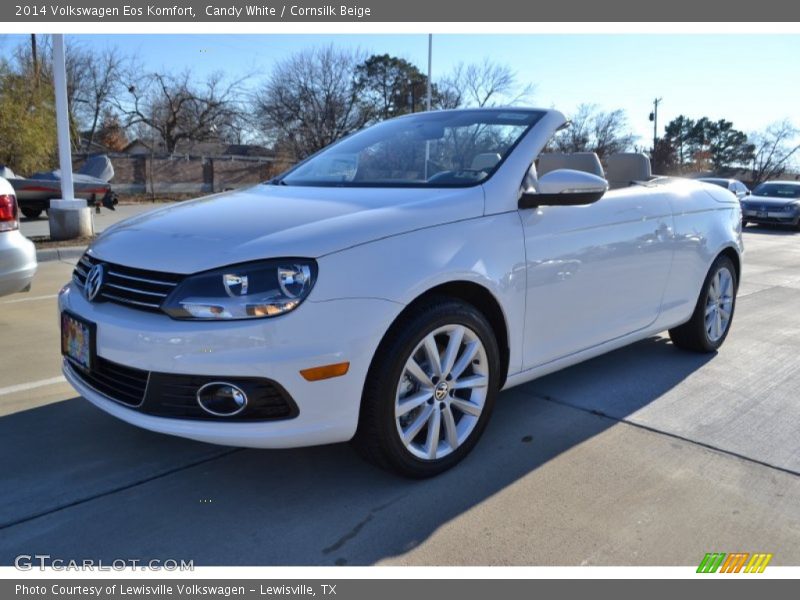 Candy White / Cornsilk Beige 2014 Volkswagen Eos Komfort