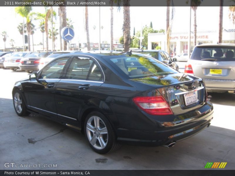 Black / Almond/Mocha 2011 Mercedes-Benz C 300 Sport