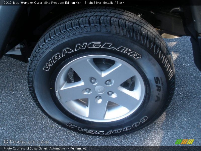 Bright Silver Metallic / Black 2012 Jeep Wrangler Oscar Mike Freedom Edition 4x4
