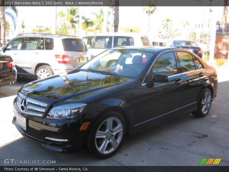 Black / Almond/Mocha 2011 Mercedes-Benz C 300 Sport