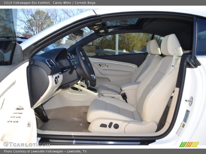 Candy White / Cornsilk Beige 2014 Volkswagen Eos Komfort