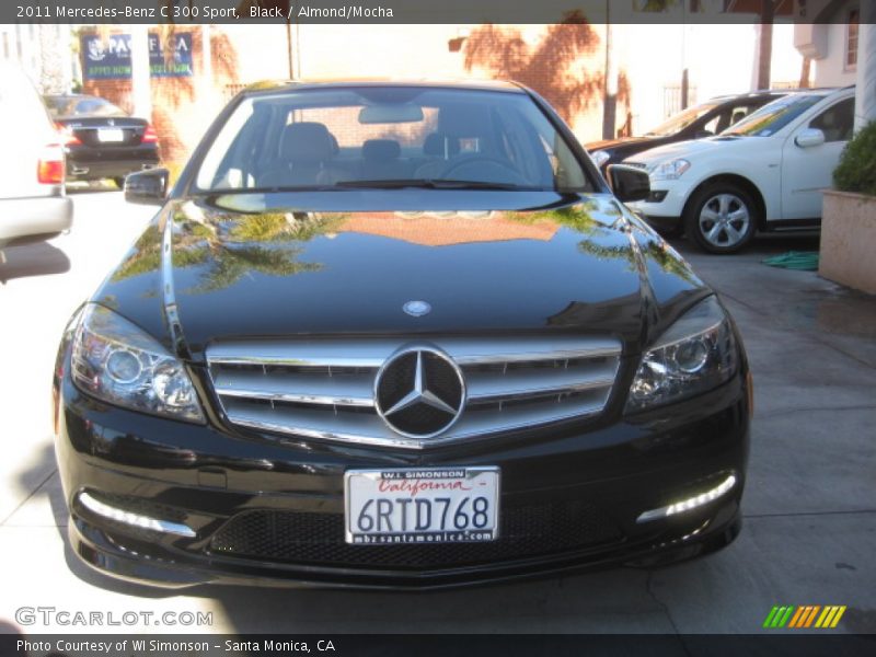 Black / Almond/Mocha 2011 Mercedes-Benz C 300 Sport