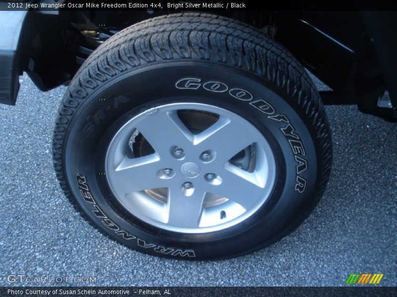 Bright Silver Metallic / Black 2012 Jeep Wrangler Oscar Mike Freedom Edition 4x4