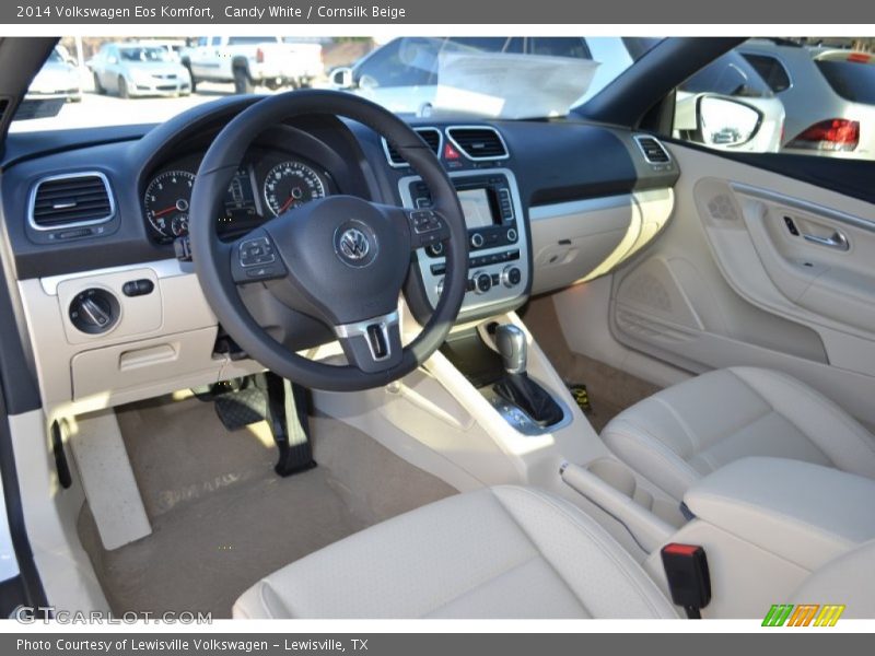 Candy White / Cornsilk Beige 2014 Volkswagen Eos Komfort