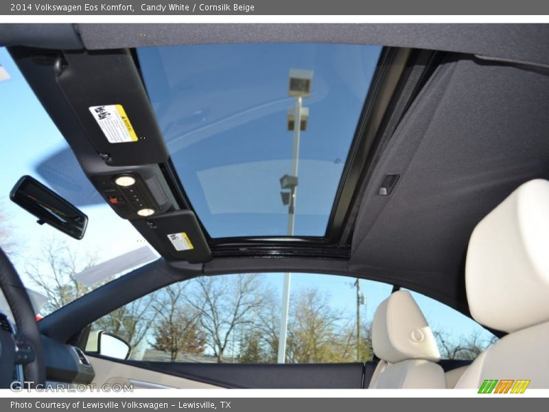 Candy White / Cornsilk Beige 2014 Volkswagen Eos Komfort