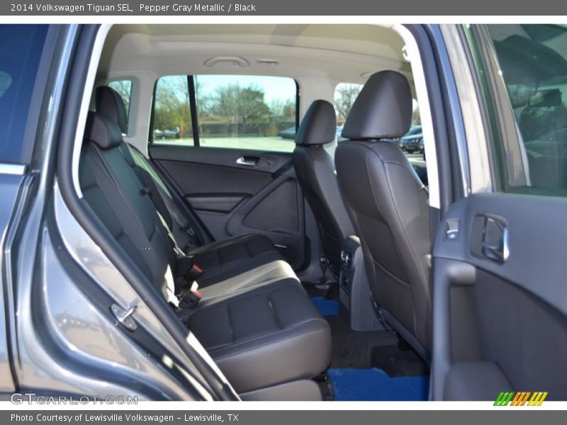 Pepper Gray Metallic / Black 2014 Volkswagen Tiguan SEL
